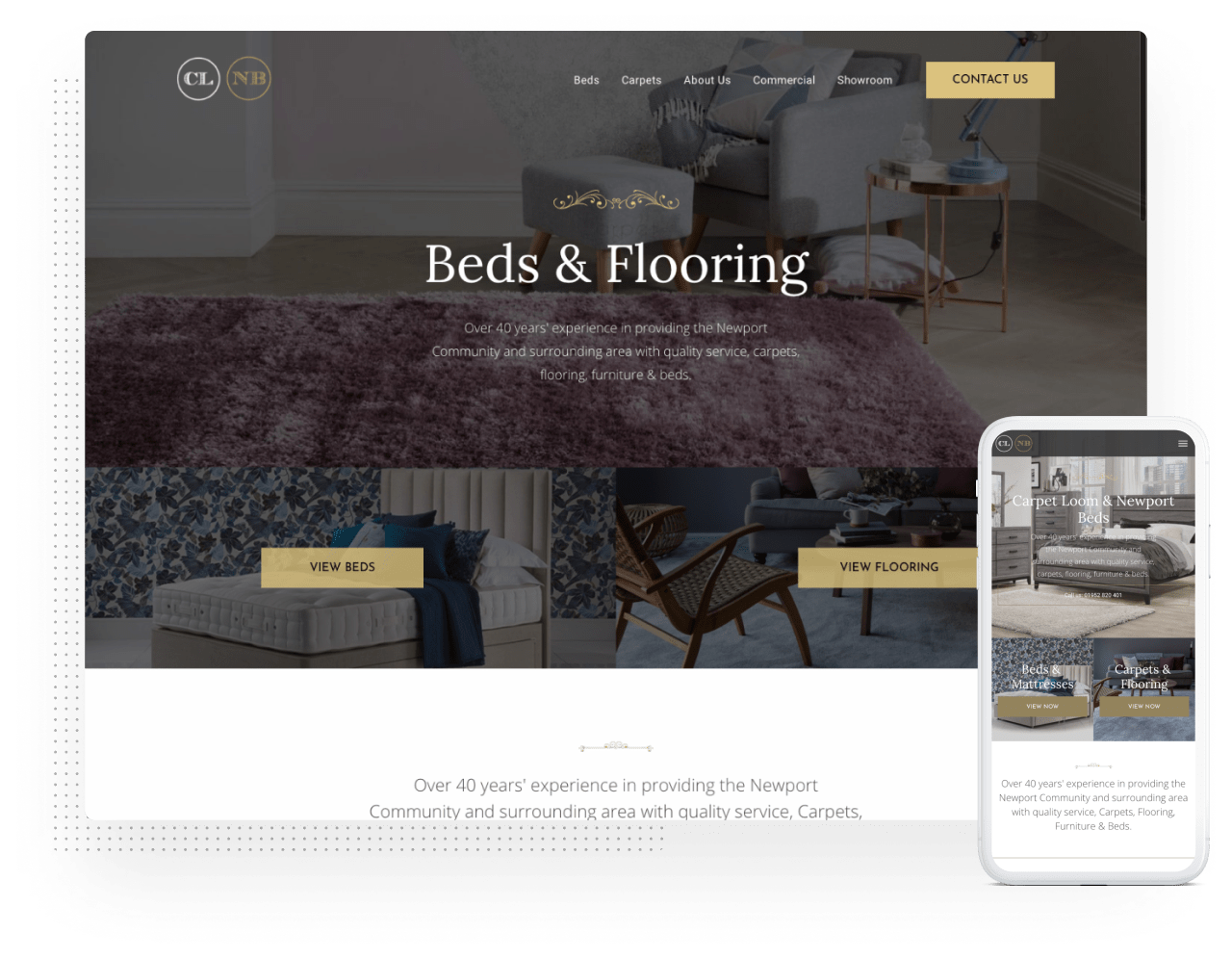 carpet loom procredible website design